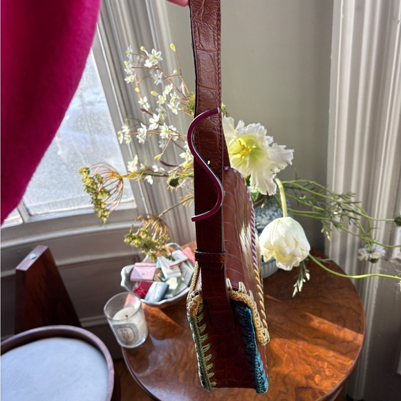 Staud Tommy Croc Crochet Bag - Picture 3 of 5